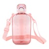 Flat Water Bottle, Travel Water Bottle Clear Appearance for Camping