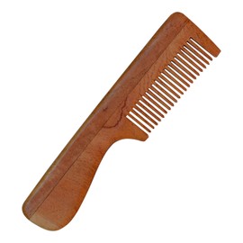Natural Pure Neem Comb For Hair and Scalp Health, Promotes Hair Growth, Reduces Hair Fall - FINE TOOTH COMB