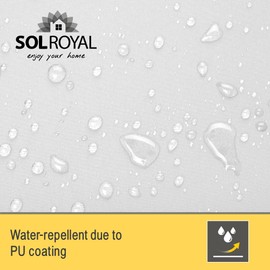 Sol Royal SolVision Balcony Privacy Screen PB2 PES Balcony Surrounding Polyester 90 x 300 cm or 90 x 500 cm Various colours