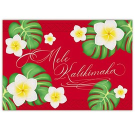 Island Heritage Supreme Boxed Tropical Hawaiian Christmas Cards - Elegant Holidays - 12 cards & 13 envelopes