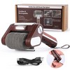 Rechargeable Electric Grill Brush for BBQ Cleaning – Bristle-Free Stainless