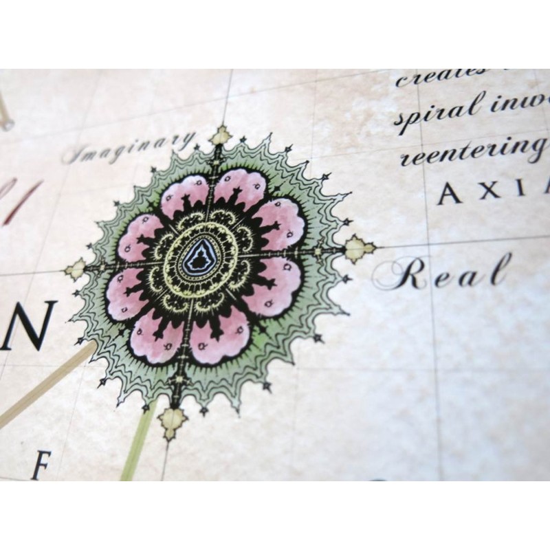 Bill Tavis Mandelmap Fractal Poster 54x36 inches