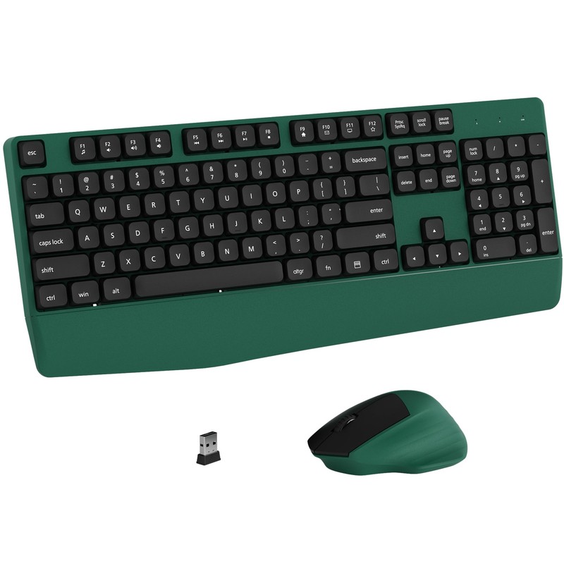 Links9+ Wireless Keyboard and Mouse Combo, Full-Sized 104 Keys 2.4GHz