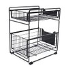 Under Sink Shelf, 2 Tier Spice Rack, Extendable, Sink Organiser,
