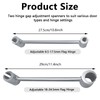 Roucerlin 2 Pack Door Hinge Adjustment Tool, 2 in 1