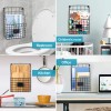 WantuSee Metal Wire Wall Mounted Magazine Holder, Wall Hanging Organizer