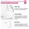 SAVILAND Nail Face Mask for Nail Drill: Salon Clear Visibility