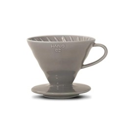 Hario V60 Ceramic Coffee Dripper Grey - Size 02