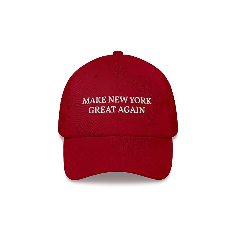Make New York Great Again Embroidered Dad Hat Adjustable Cotton