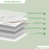 Marble Peel and Stick Waterproof Wall Paneling, 118" x 47"