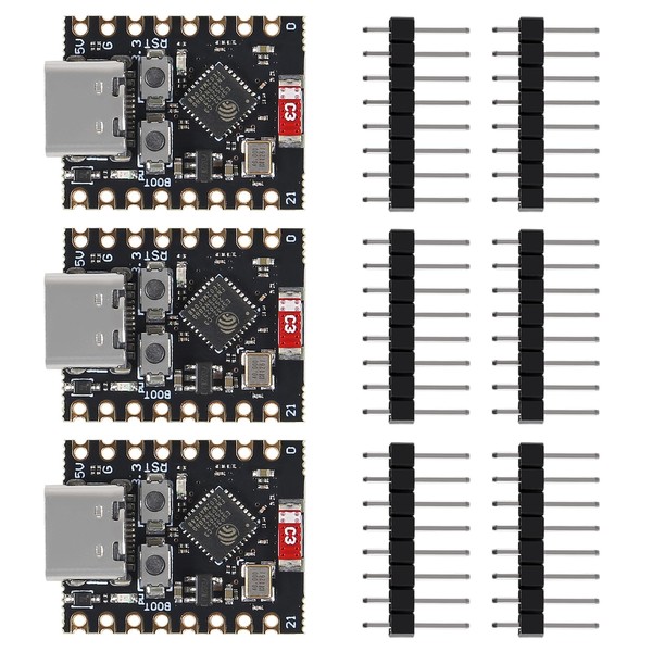 AITRIP 3pcs ESP32 ESP32-C3 Development Board Mini ESP32 C3 Supports