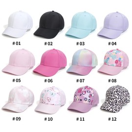 LICHENGTAI Baseball Cap for Boys Girls Summer Snapback Cap Adjustable Sports Cap Baseball Cap Sun Hat Children's Hat Summer Outdoor Cap for Girls Women, Colourful