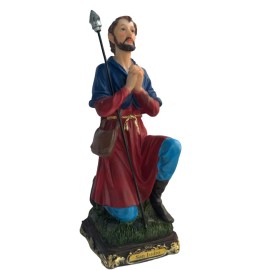 San Isidro 12" San Isidro Labrador Patrono De  Agricultores Resin Figure