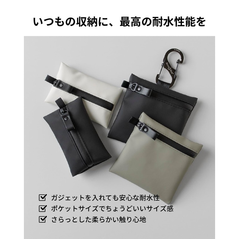 TOFTPOUCH (タフトポーチ) Mini S SS M Long L, Water-Resistant Gadget,