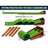 TiwisiTe Putting Green Indoor, 9.8 FT Golf Mat with Automatic