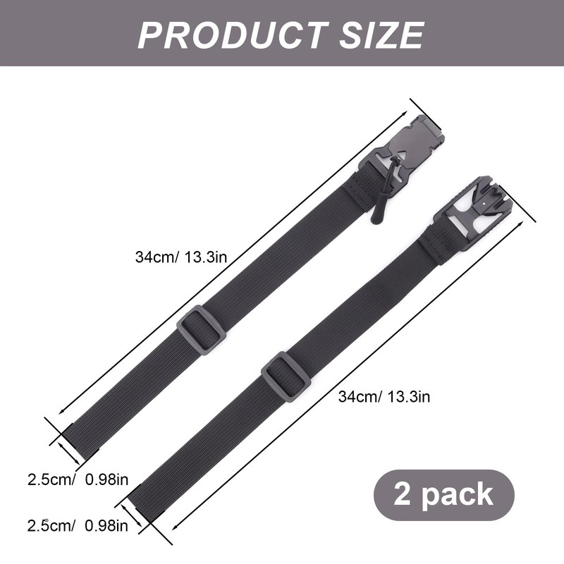 FINELYCR Backpack Chest Strap, Pack of 2 Backpack Chest Strap