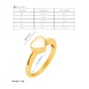 VCCWYQK Heart Shape Urn Ring for Ashes for Women Men
