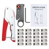 AMTOVL Coax Cable Crimper Coaxial Cable Compression Tool Kit with