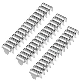 meite M85 Clinching Clips, 7/8" (22 mm) Crown Galvanized Clinching Clips for CL34, M85 Clinching Clipper Tool Staples for Bedding, Wire Fencing (4,000 Counts)