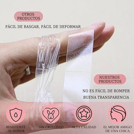 Lumbor37 Cinta Doble Cara para Ropa Cinta Doble Cara para Piel y Cuerpo /(y 20 Piezas de Pezón sin Respaldo), Accesorios de Ropa Interior de Mujer