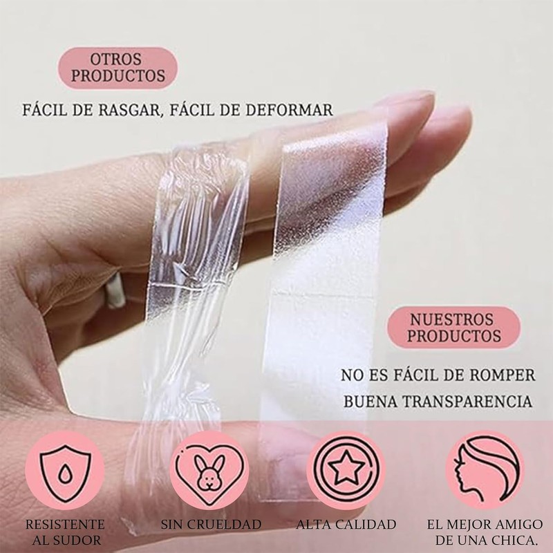 Lumbor37 Cinta Doble Cara para Ropa Cinta Doble Cara para