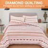 JSD 3 Piece Boho Comforter Set King Size, All Season