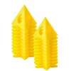 20Pcs Painting Pyramids Yellow Perforated Woodwork Paint Stands painters tripod