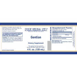 Pure Herbs: Gentian - 4 oz.