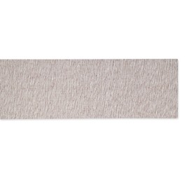 DII Tonal Recycled Cotton Slubby Rib Tabletop Collection, Table Runner, 14x72, Leather Brown