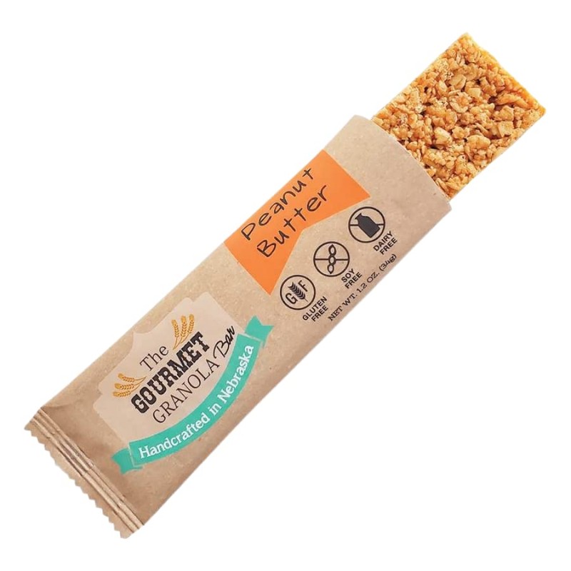 The Gourmet Granola | Peanut Butter Granola Bars | Soft