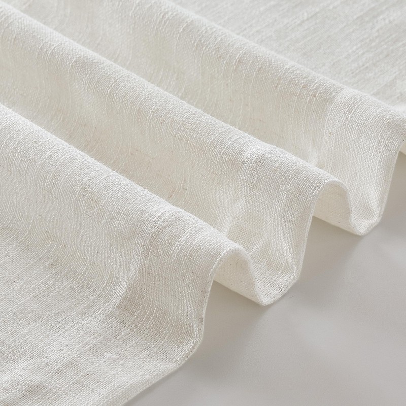 Pinch Pleated Linen Curtains 108 Inches long for Living Room