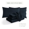 BESPOLITAN INC. 1200 Thread Count 4pc King Size Egyptian Bed