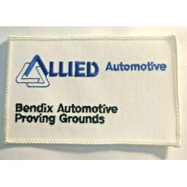 Allied Signal New Vtg Allied Bendix Automotive Embroidered Patch Proving Grounds Iron On