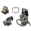Set: Carburettor Intake Manifold Membrane Block Suitable for Peugeot Speedfight