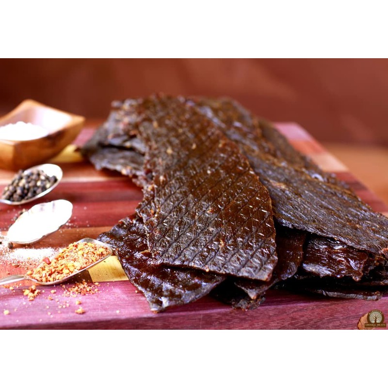 Mahogany Smoked Meats: Teriyaki Beef Jerky - 16oz