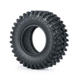 RC Wheel Tyres 1.0 Inch for All 1/24 Axial SCX24 AXI00001 AXI00002 AXI90081 Deadbolt RC Crawler Truck Car (50 mm)