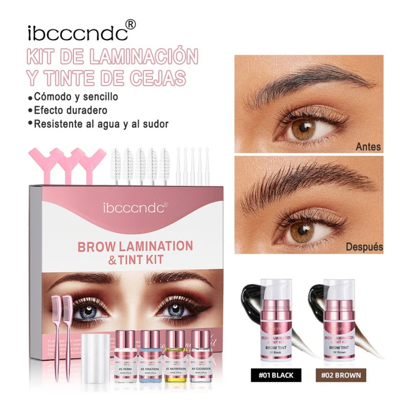 Kit De Laminación De Cejas Y Kit De Tinte De
