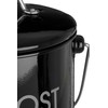 Premier Housewares Compost Bin with Handle - Black