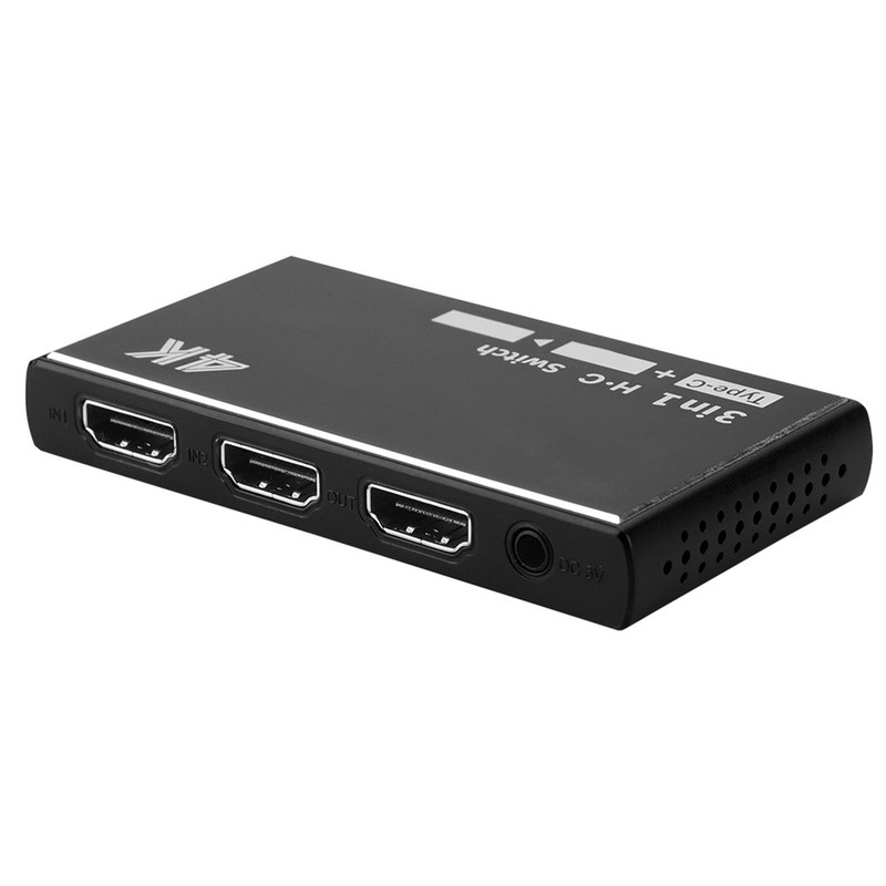 Video Switch Switcher Splitter HDMI Split Signal Adapter Converter for