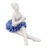 Ballerina Statue Beautiful Relaxed Mood Delicate Ceramic Ballet Dancer Figurine