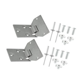 HOPESPANNER 2Set Golf Cart Seat Hinge Bottom and Plate for EZGO TXT Medalist Shuttle MPT Work Horse Gas and Electric Models 1994-Up Replace 71610-G01 71609-G01 Replace Parts Vehicle Components