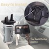 Ignition Switch Lock Cylinder & Door Lock Cylinder Set Compatible