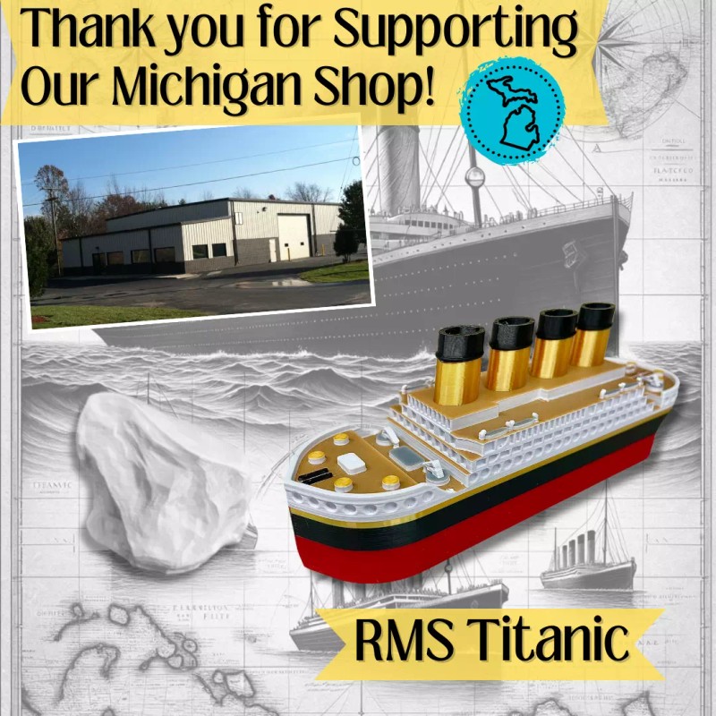 6" Titanic Bath Boat And Pool Toy, Titanic Model Titanic