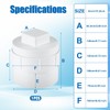 6 Inch PVC Sewer Cleanout Adapter with Plug Pipe Fitting,
