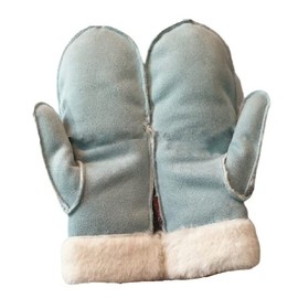 AXELENS Women's Winter Mittens, lightblue