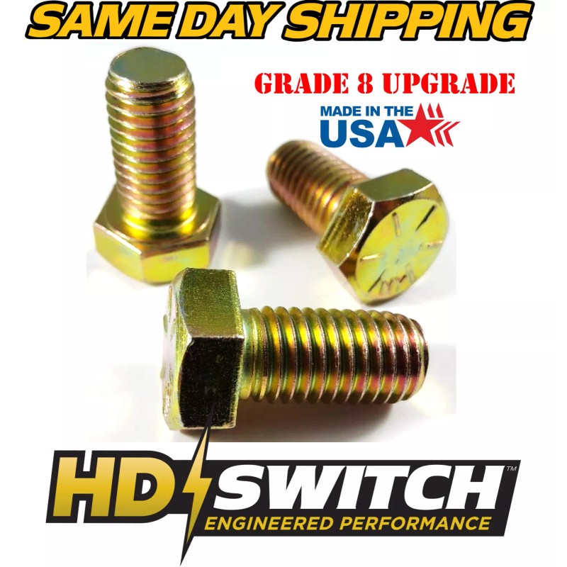 HD Switch (3 Pack) Blade Bolts fits Hustler 781872 Grade