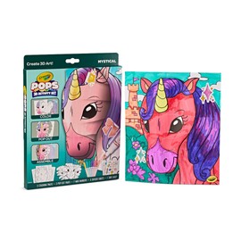 Crayola POPs 3D Kids Art Set, Mystical, Coloring Book Alternative, Gift for Girls & Boys, Ages 5+