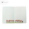 Square Bear School Notebook, 2025 B6, Monthly, Red, 28KD-4R (Begins