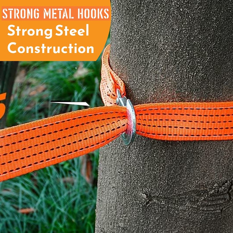 Xtremeauto Heavy Duty Tow Rope Straps With Steel Hooks Car