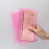 NatSumeBasics 12pcs Pink A6 Binder Pockets Zipless A6 Cash Envelopes